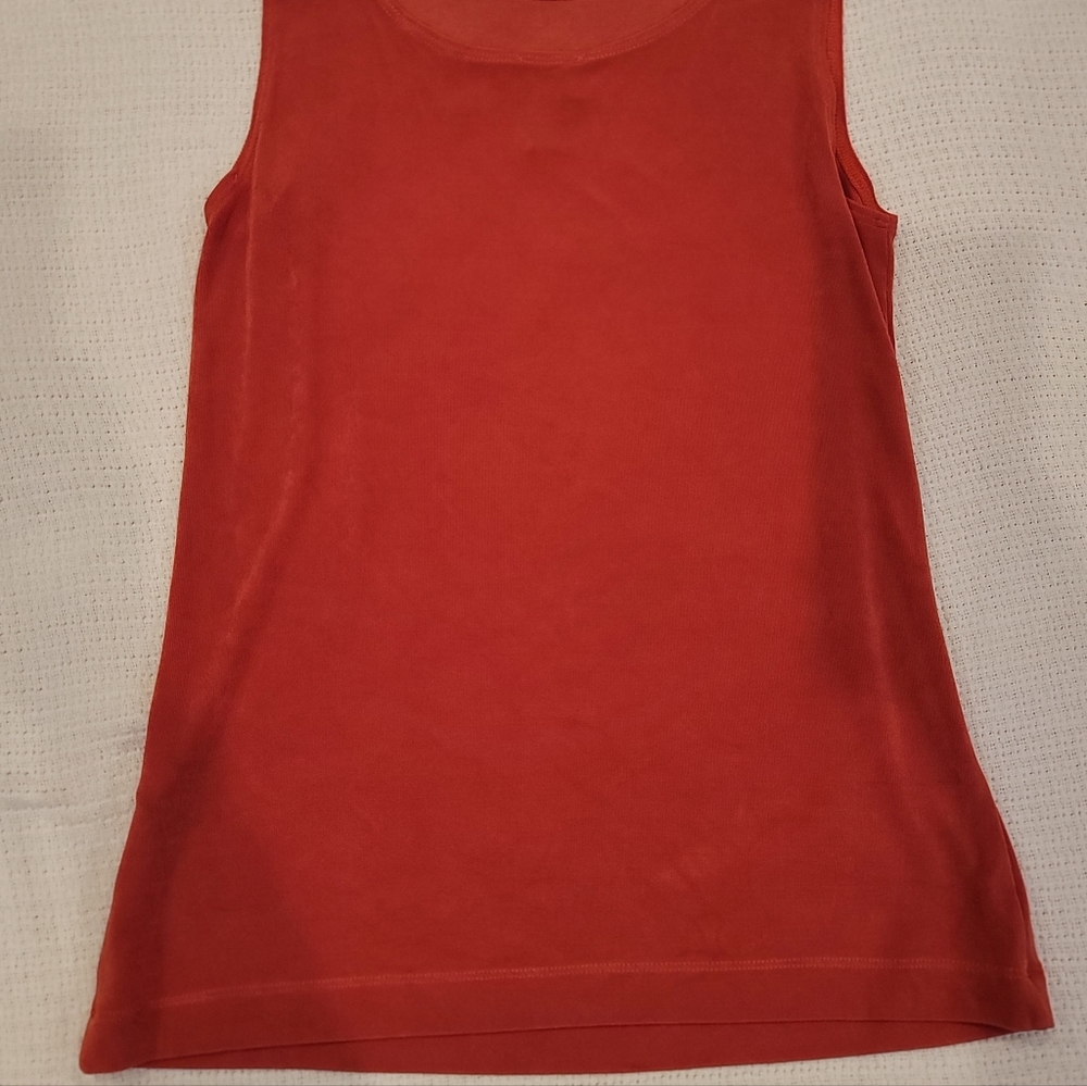 Chicos silky red/orange tank